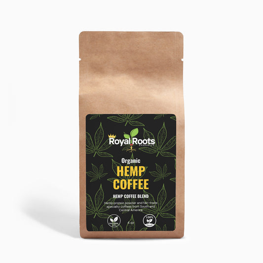 Hemp Coffee Blend - Medium Roast 4oz (100% Organic)