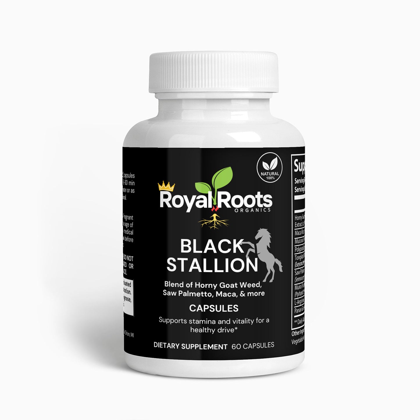 Black Stallion (100% Natural Herbal Blend for Stamina and Vitality)