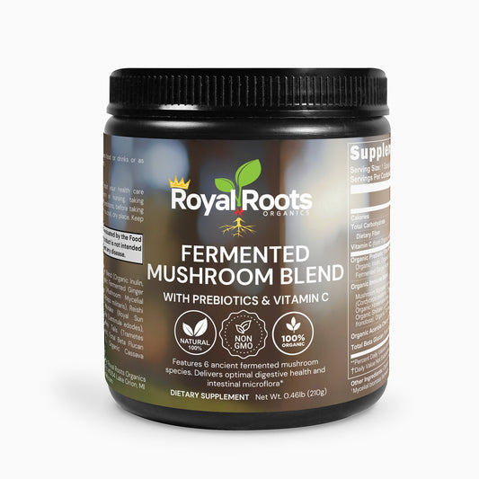 Premium Fermented Mushroom Blend - (100% Organic) Cordyceps, Reishi, Shiitake, Maitake, and Turkey Tails. Naturally occurring vitamins and minerals