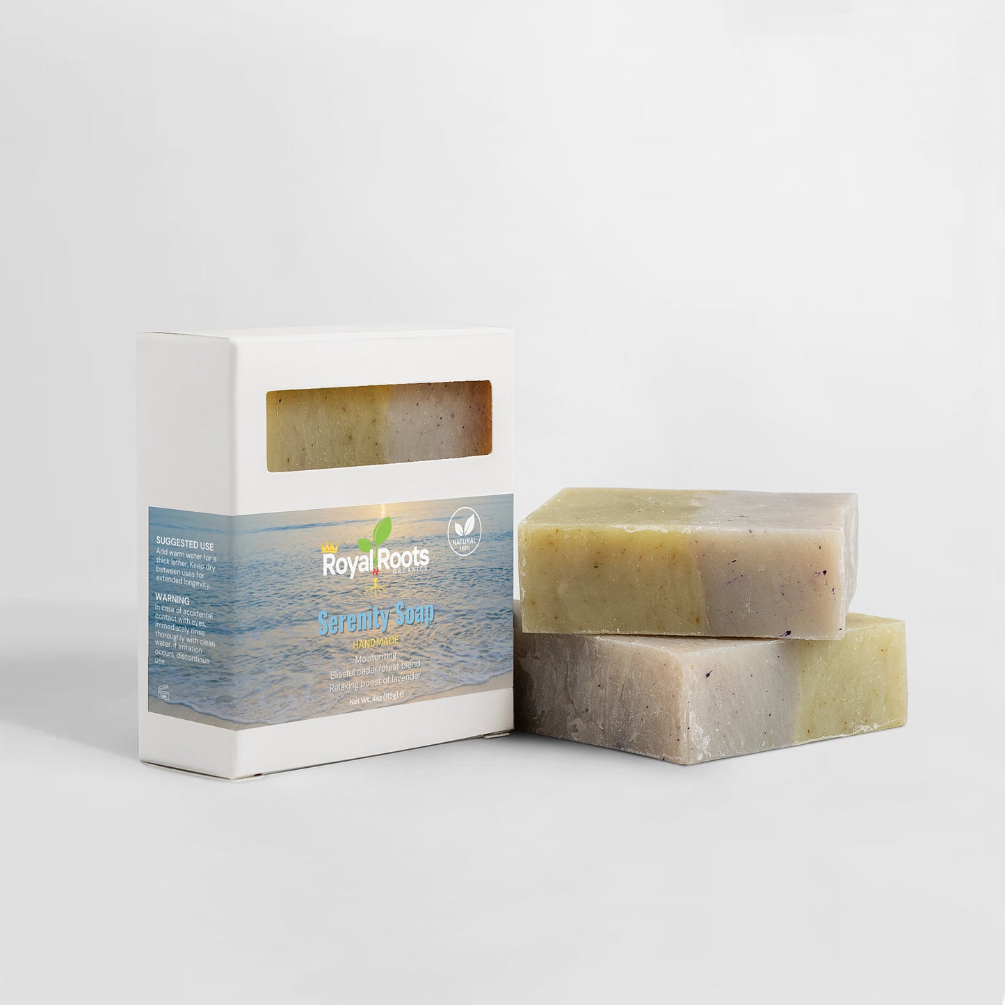 SerenitySuds - Soap for Inner Peace (Lavender's relaxing properties offer a gentle and soothing boost to your daily cleansing routine)