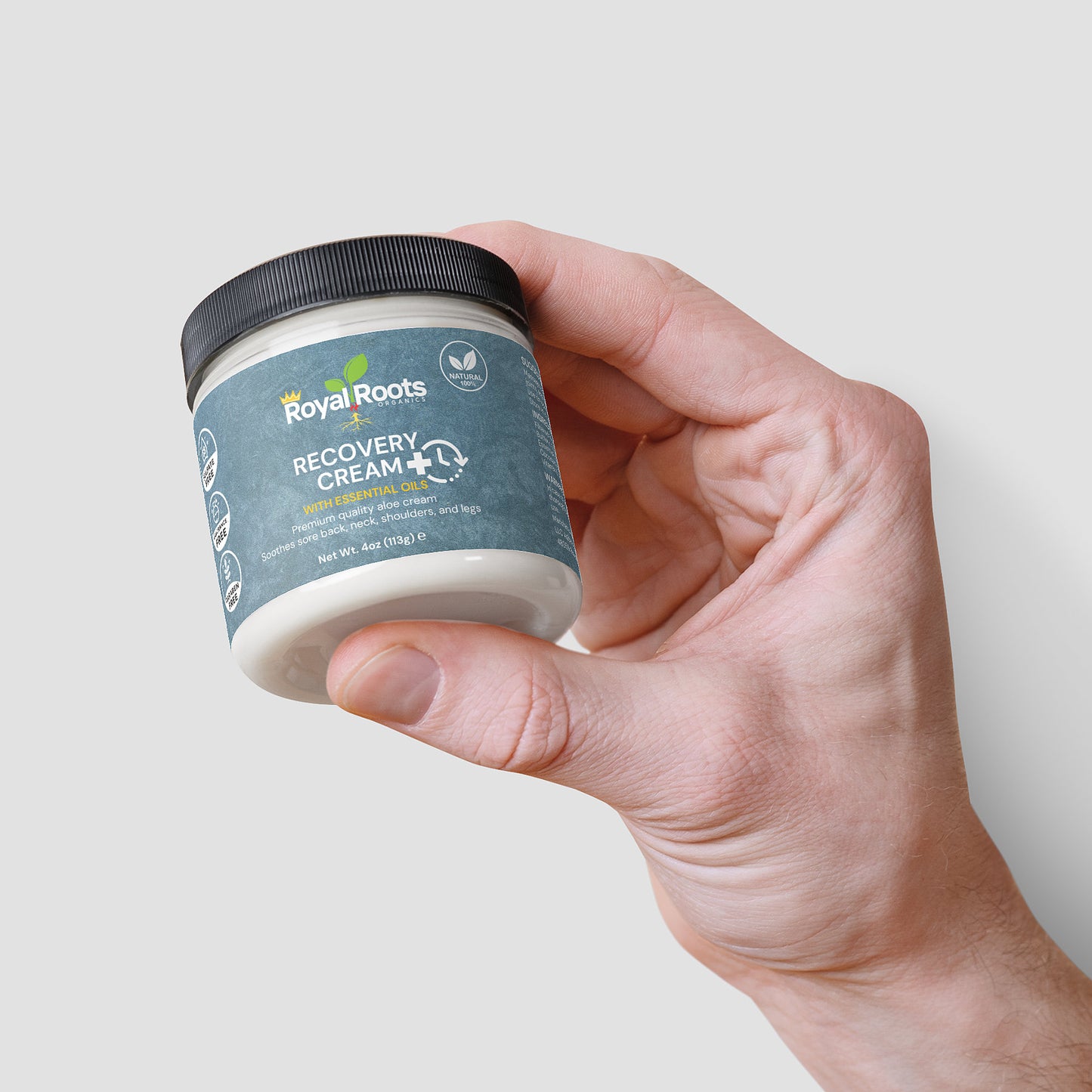 Natures Recovery Cream *Great for Massages* (Calms the body  made with aloe, grapeseed oil, and our essential oil blend to provide a silky, hydrating sensation for your skin)