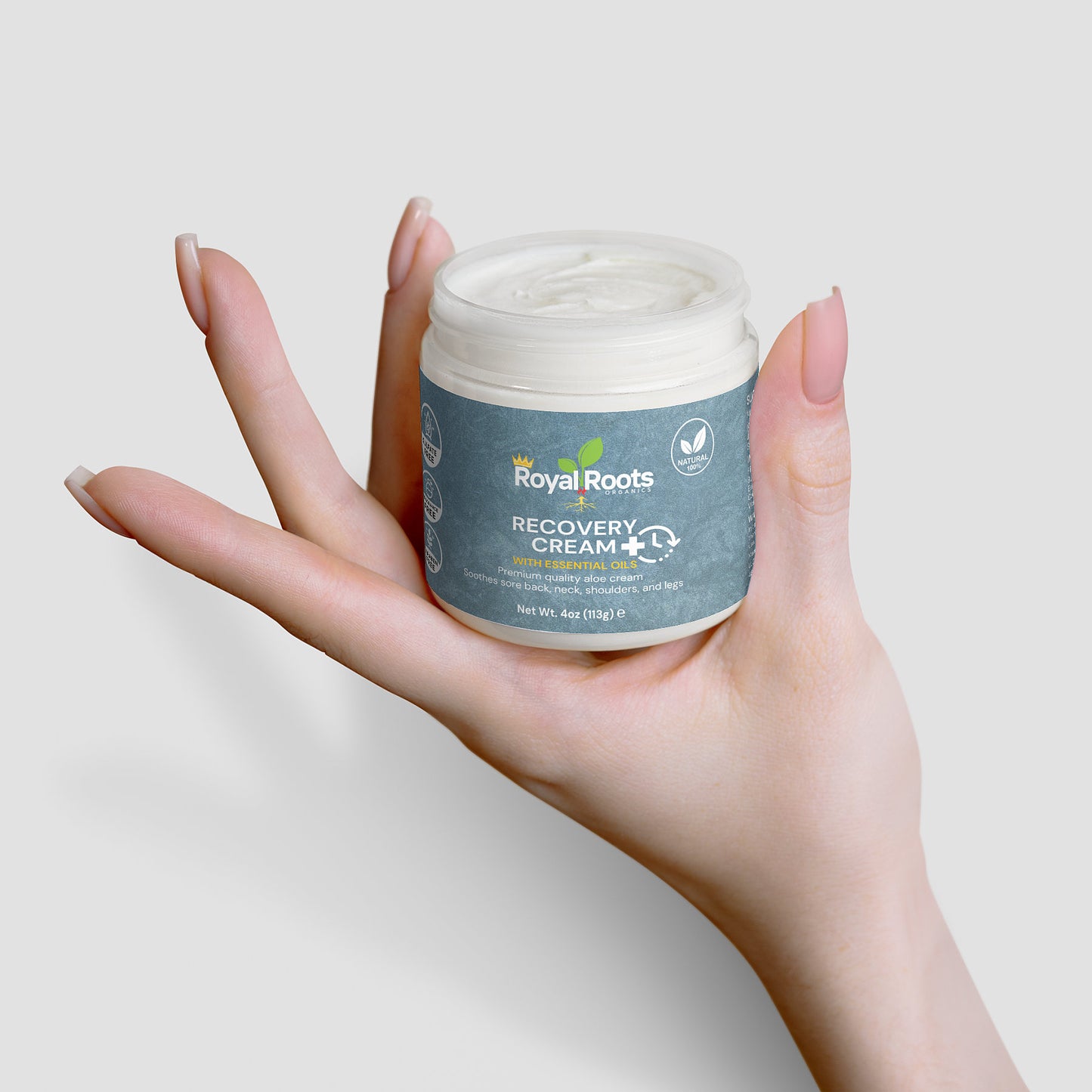 Natures Recovery Cream *Great for Massages* (Calms the body  made with aloe, grapeseed oil, and our essential oil blend to provide a silky, hydrating sensation for your skin)