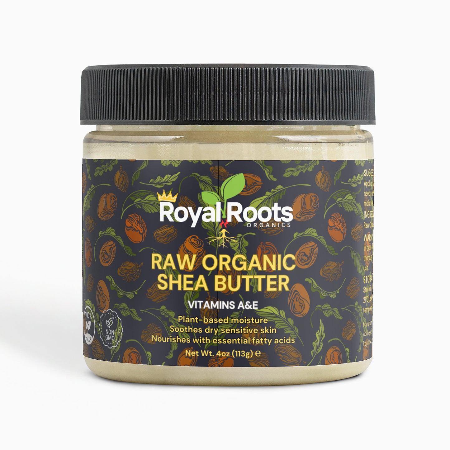 Raw Shea Butter (Plant-based moisturizer that delivers rich, intensive hydration to your skin, hair, and more) 100% Organic