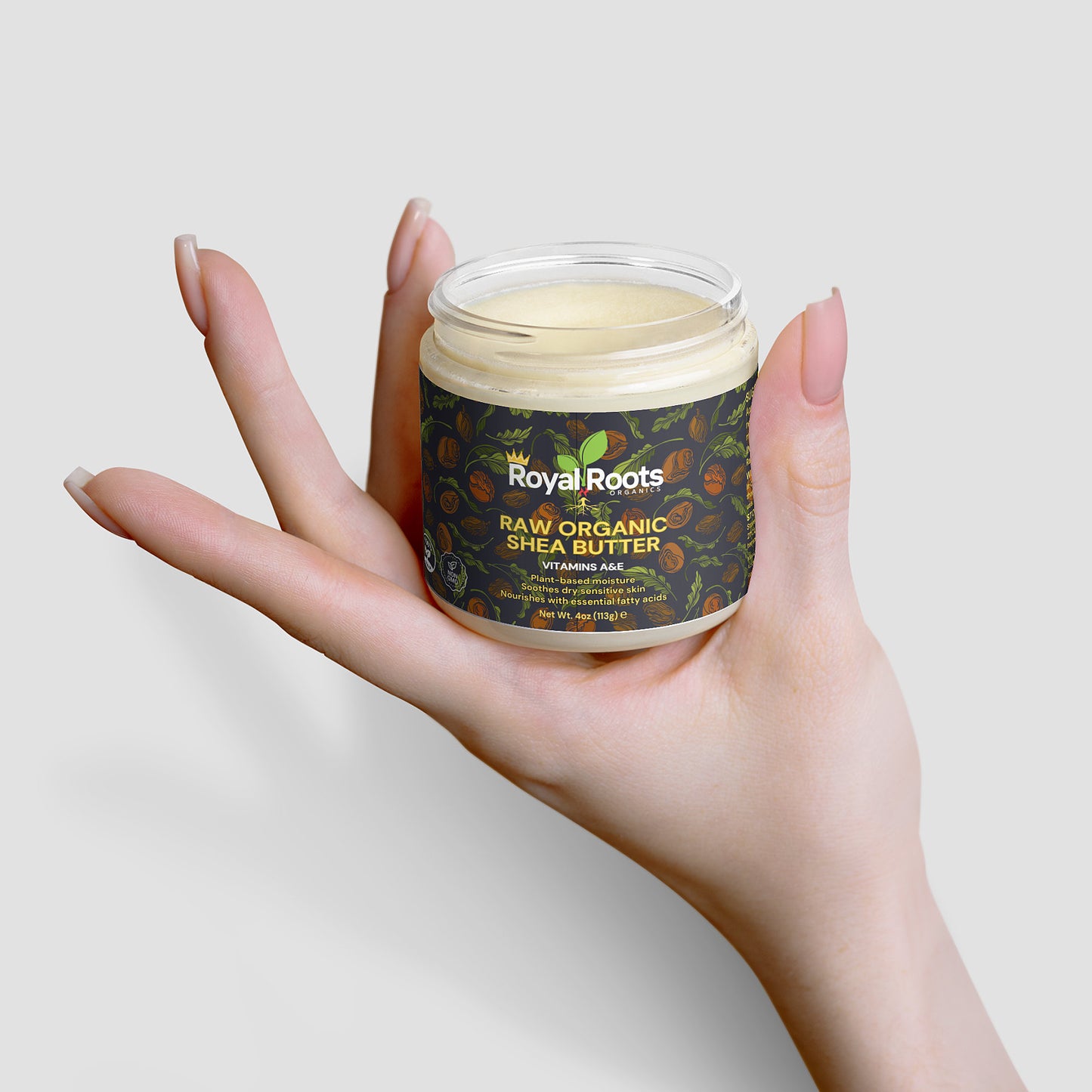 Raw Shea Butter (Plant-based moisturizer that delivers rich, intensive hydration to your skin, hair, and more) 100% Organic