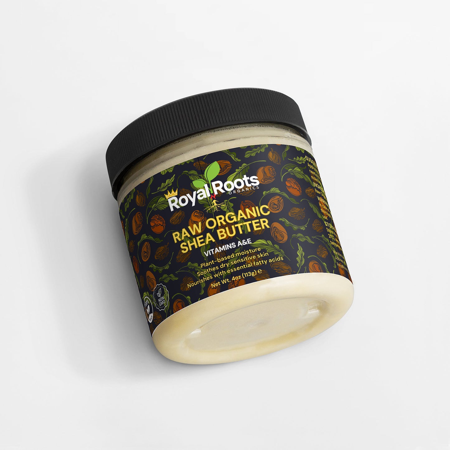 Raw Shea Butter (Plant-based moisturizer that delivers rich, intensive hydration to your skin, hair, and more) 100% Organic