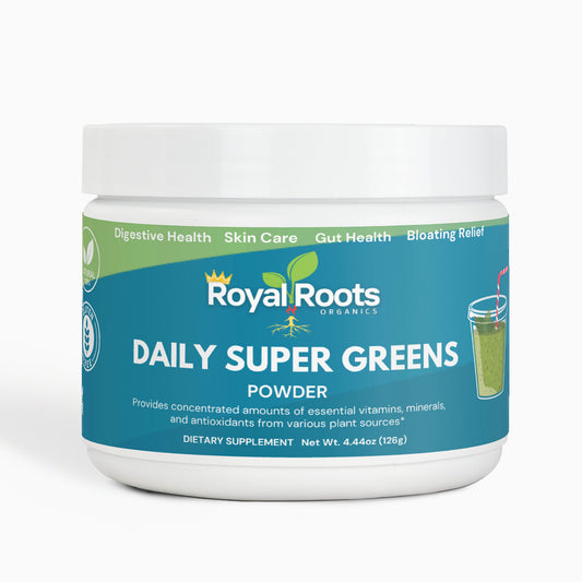 Daily Greens Superfood Digestive Health, Bloating Relief, Gut Health, Skin Care with Spirullina (100% Natural)