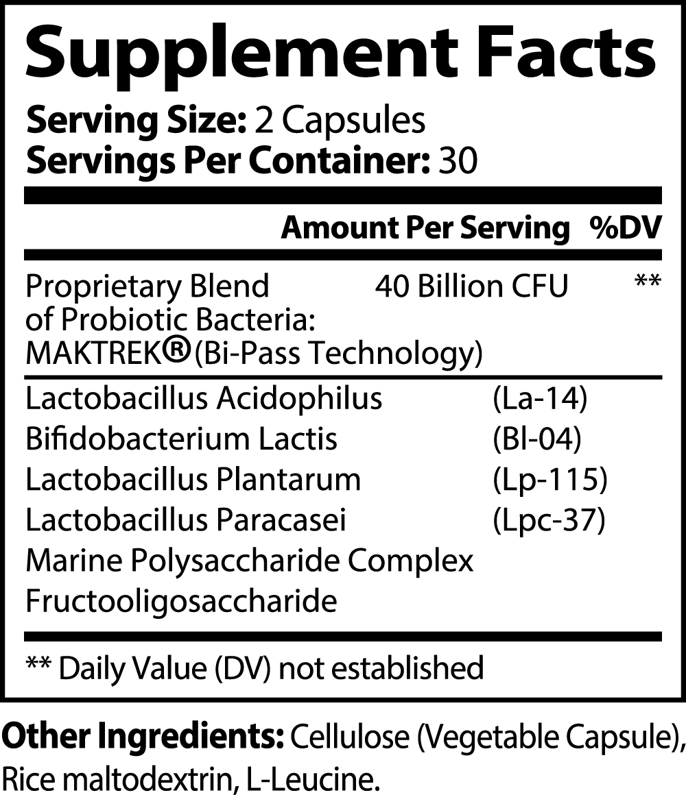 Healthy Kingdom in Gut: Probiotic 40 Billion with Prebiotics